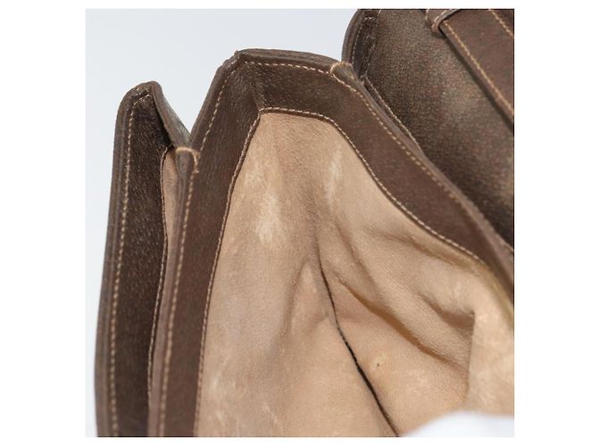 Gucci Borsa a Spalla GG Supreme PVC Beige Oro 004 256 0024 Auth gh1397 D'oro - vista 19
