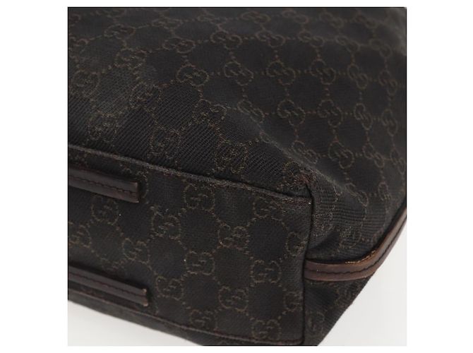 GUCCI GG Canvas Tote Bag Schwarz 101341 Auth 158421 - Ansicht 10