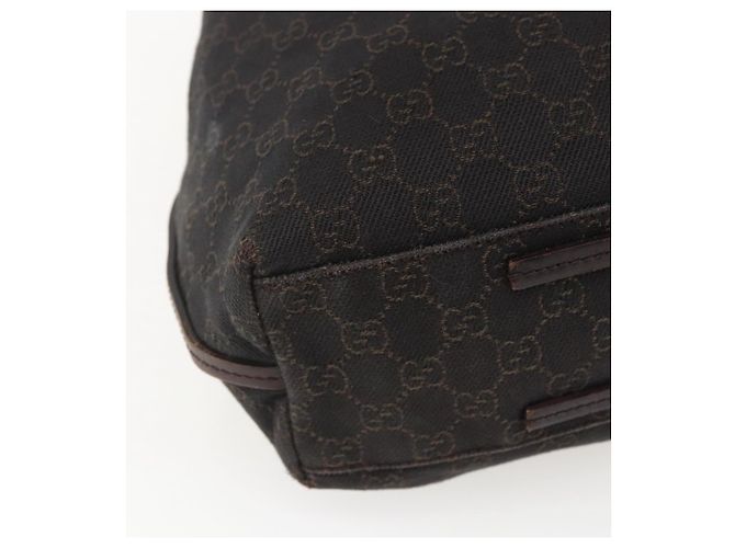 GUCCI GG Canvas Tote Bag Schwarz 101341 Auth 158421 - Ansicht 11