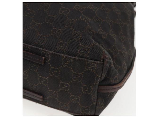 GUCCI GG Canvas Tote Bag Schwarz 101341 Auth 158421 - Ansicht 12