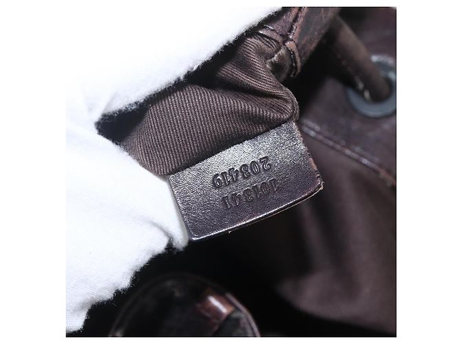 GUCCI GG Canvas Tote Bag Schwarz 101341 Auth 158421 - Ansicht 21