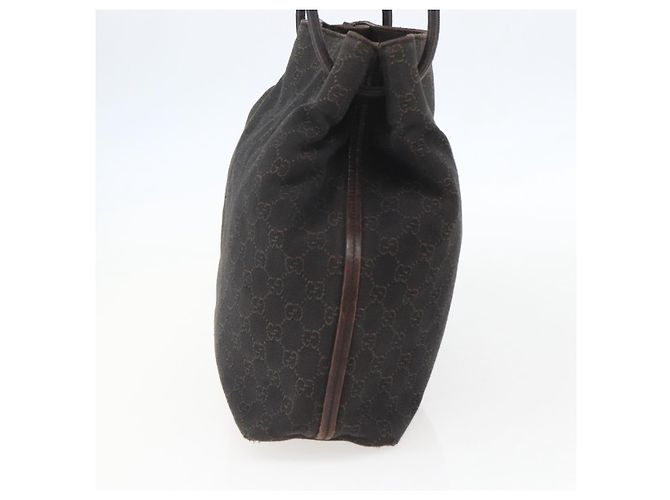 GUCCI GG Canvas Tote Bag Schwarz 101341 Auth 158421 - Ansicht 5