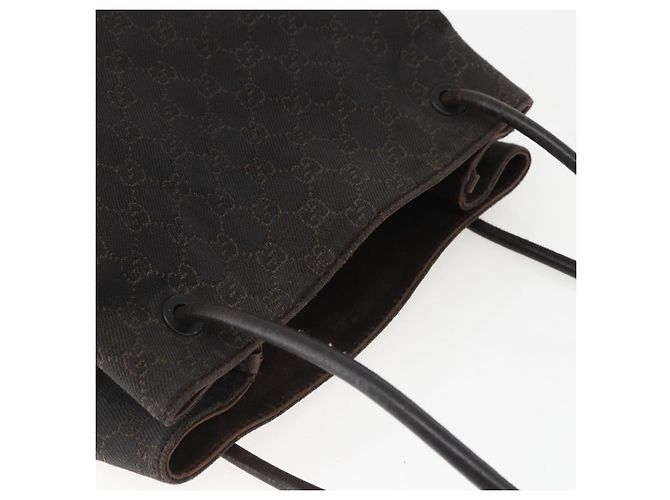 GUCCI GG Canvas Tote Bag Schwarz 101341 Auth 158421 - Ansicht 6