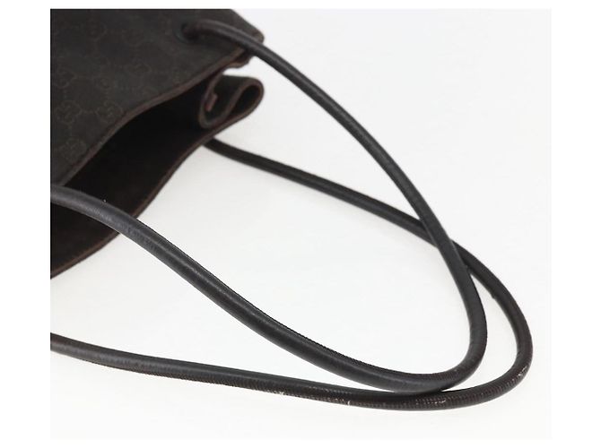GUCCI GG Canvas Tote Bag Schwarz 101341 Auth 158421 - Ansicht 7