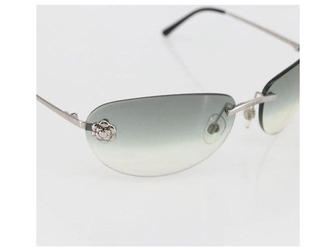 Occhiali da sole CHANEL metallo Nero CC Auth ka1080 - vista 6