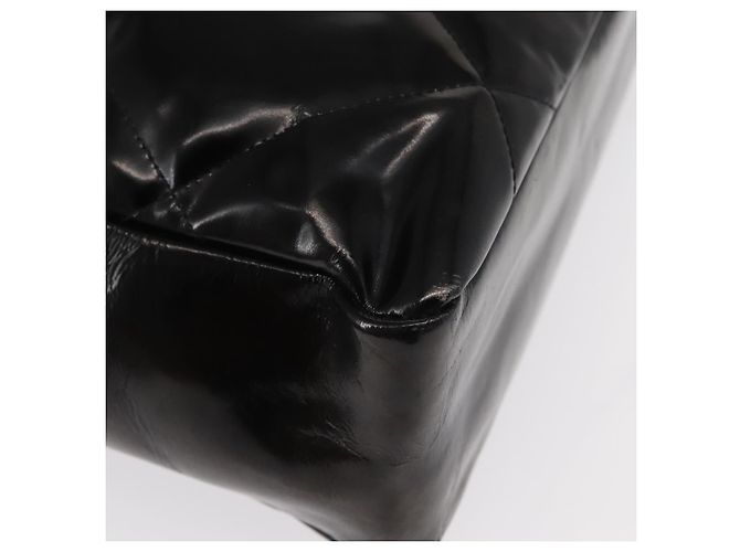CHANEL Borsa a Spalla Matelassé Smalto Nero Argento CC Auth bs31793 - vista 12