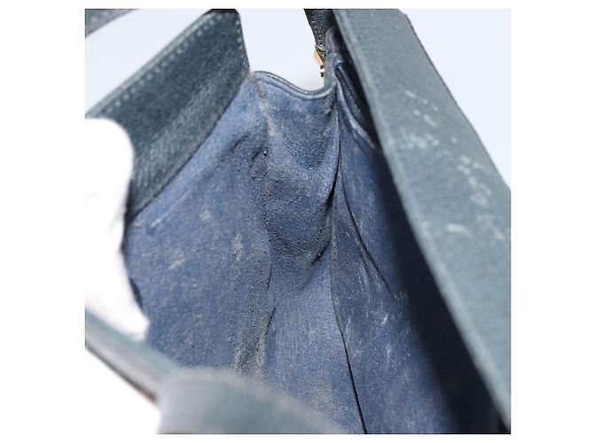 Gucci Borsa Sherry Line GG Supreme in PVC Navy Oro Rosso 10 02 024 Auth 157757 D'oro Blu navy - vista 17