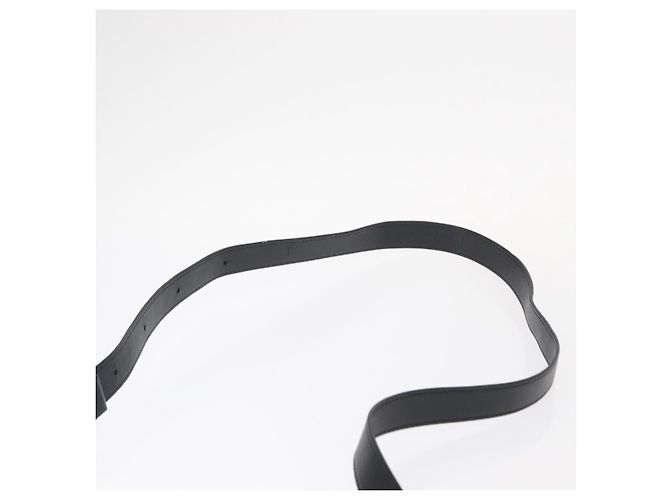 LOEWE Anagram Schultertasche Leder Schwarz Silber Auth BA8031 - Ansicht 14