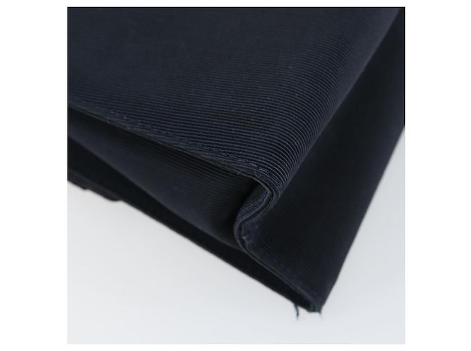 Borsa Vala in Canvas 2way Salvatore Ferragamo Blu Navy Oro Auth 158410 D'oro - vista 15