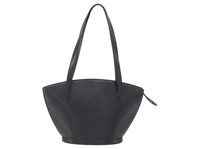 LOUIS VUITTON Borsa Lunga Epi Saint Jacques Powanie Nera M52332 LV Auth ka1033 Nero - vista 13