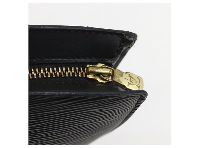 LOUIS VUITTON Borsa Lunga Epi Saint Jacques Powanie Nera M52332 LV Auth ka1033 Nero - vista 9