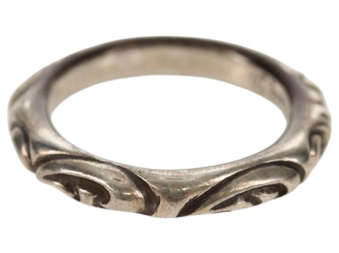 Chrome Hearts Scroll Banding Ring Ag925 Silber Auth 157976SAM - Ansicht 3