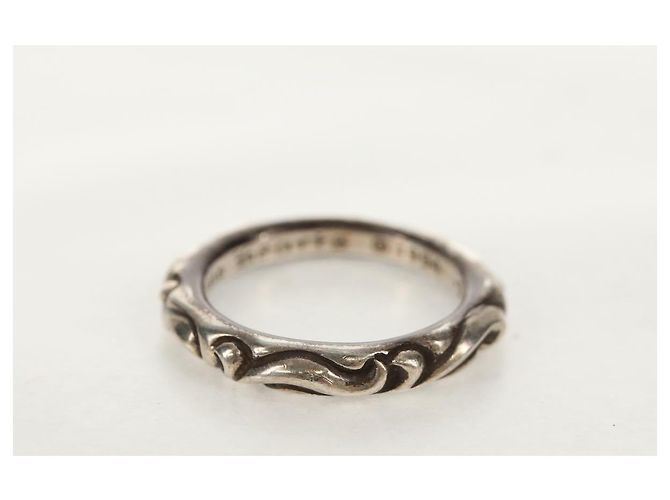 Chrome Hearts Scroll Banding Ring Ag925 Silber Auth 157976SAM - Ansicht 4