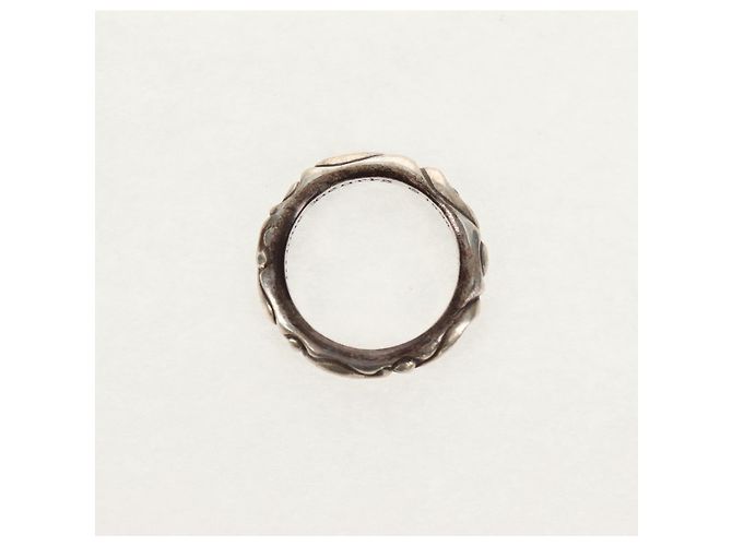 Chrome Hearts Scroll Banding Ring Ag925 Silber Auth 157976SAM - Ansicht 5