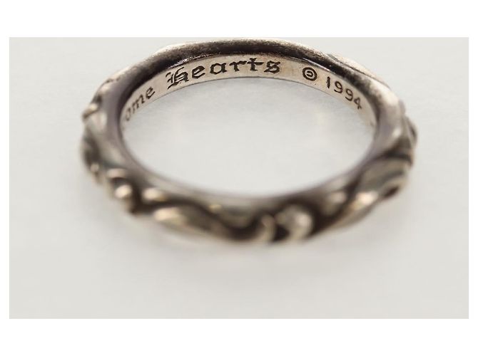 Chrome Hearts Scroll Banding Ring Ag925 Silber Auth 157976SAM - Ansicht 6