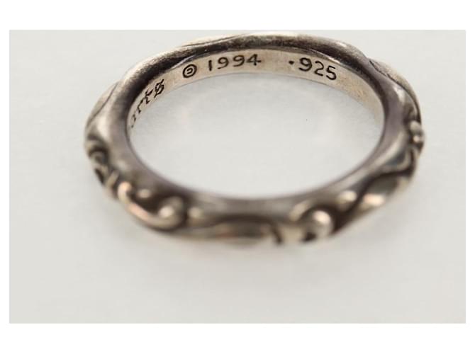 Chrome Hearts Scroll Banding Ring Ag925 Silber Auth 157976SAM - Ansicht 7