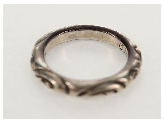 Chrome Hearts Scroll Banding Ring Ag925 Silber Auth 157976SAM - Ansicht 8