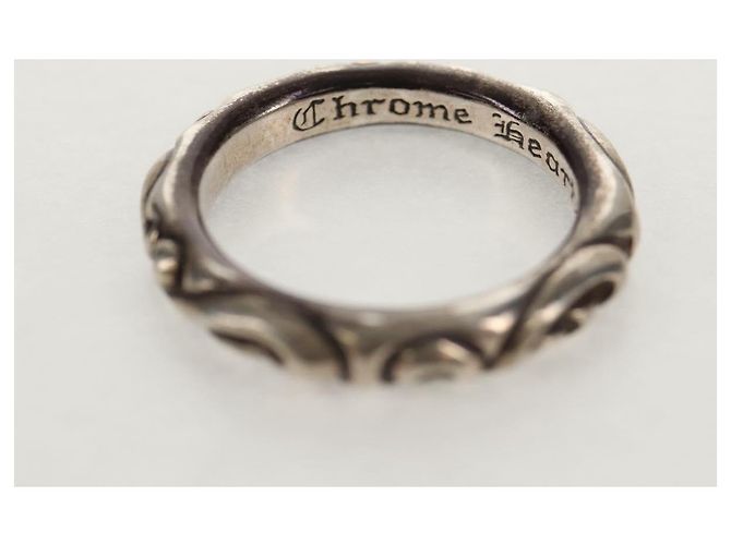 Chrome Hearts Scroll Banding Ring Ag925 Silber Auth 157976SAM - Ansicht 9