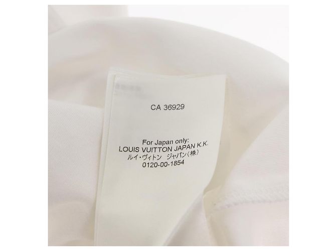 LOUIS VUITTON LVxYK Shirt Cotton White LV Auth 159497SAM - view 14