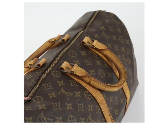 LOUIS VUITTON Borsa Boston Monogram Keepall 45 M41428 LV Auth BA8828 Monogramma - vista 6