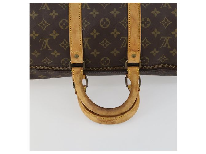 LOUIS VUITTON Borsa Boston Monogram Keepall 45 M41428 LV Auth BA8828 Monogramma - vista 7