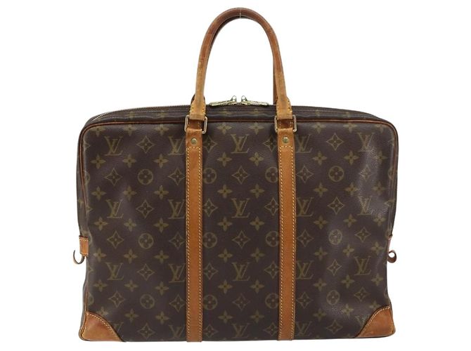 LOUIS VUITTON Monogram Porta Documenti da Viaggio Borsa Business M53361 LV Auth 158276 Monogramma - vista 2