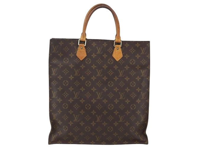 LOUIS VUITTON Borsa Sac Plat Monogram M51140 LV Auth 157365 Monogramma - vista 13