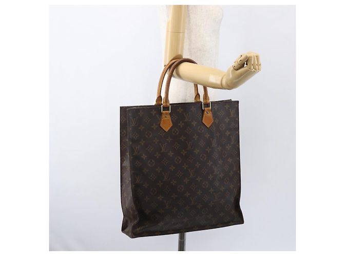 LOUIS VUITTON Borsa Sac Plat Monogram M51140 LV Auth 157365 Monogramma - vista 19