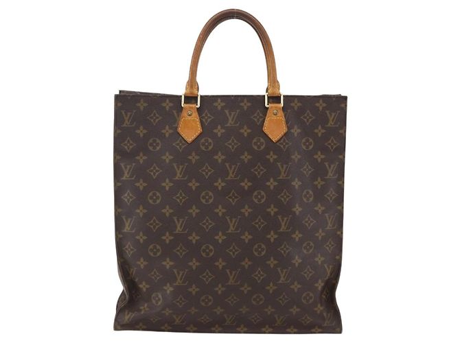LOUIS VUITTON Borsa Sac Plat Monogram M51140 LV Auth 157365 Monogramma - vista 2
