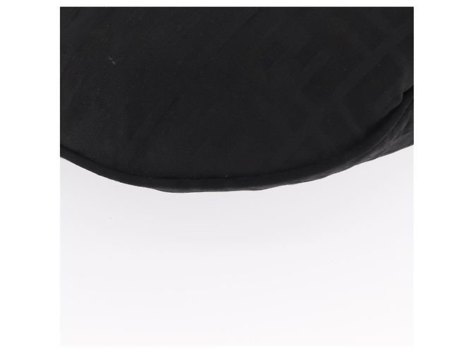FENDI Zucca Canvas Schultertasche Schwarz Silber Auth 156481 - Ansicht 11