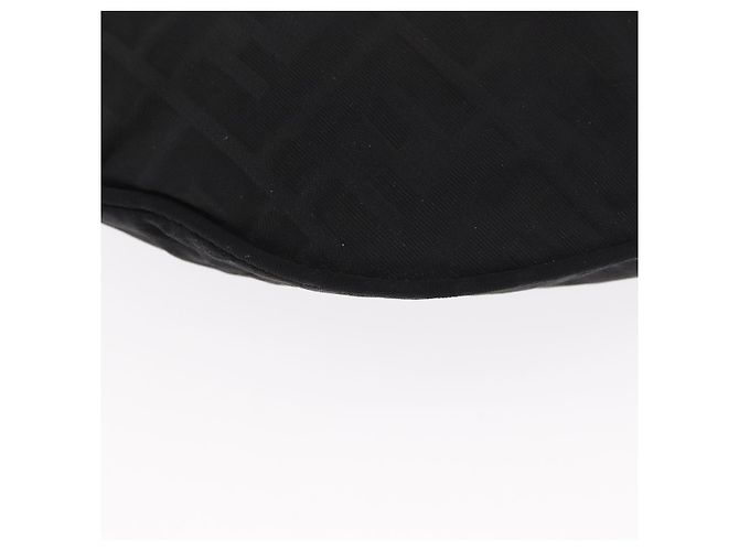 FENDI Zucca Canvas Schultertasche Schwarz Silber Auth 156481 - Ansicht 12