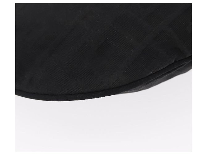 FENDI Zucca Canvas Schultertasche Schwarz Silber Auth 156481 - Ansicht 13