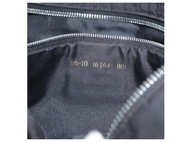 FENDI Zucca Canvas Schultertasche Schwarz Silber Auth 156481 - Ansicht 24