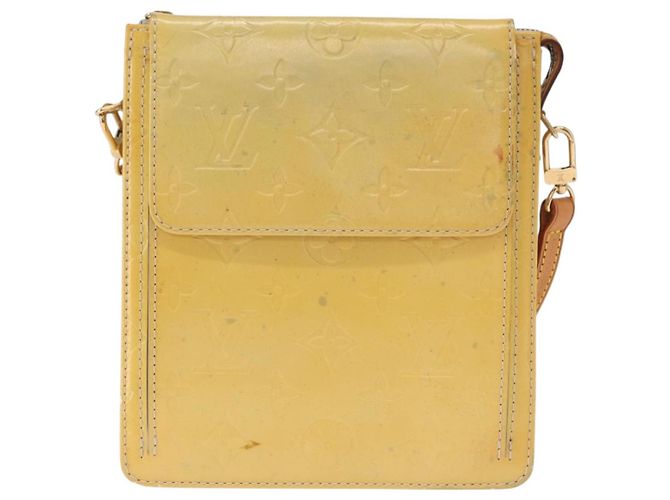 LOUIS VUITTON Bolsa de Accesorios Motto Monogram Vernis Gris M91030 LV Auth bs31986 - vista 13