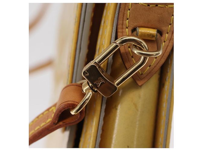 LOUIS VUITTON Bolsa de Accesorios Motto Monogram Vernis Gris M91030 LV Auth bs31986 - vista 19