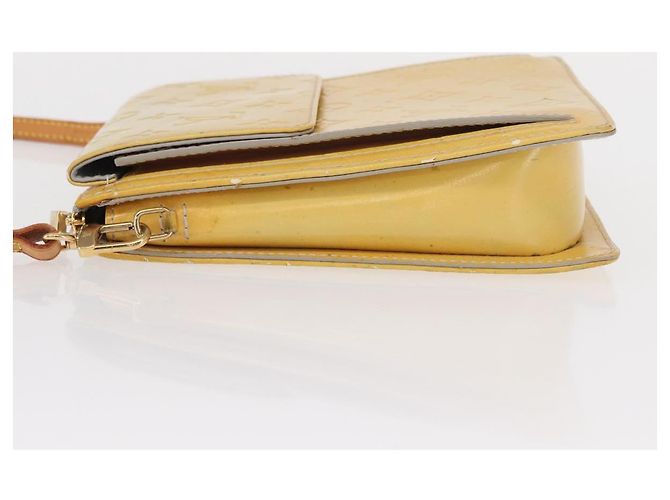 LOUIS VUITTON Bolsa de Accesorios Motto Monogram Vernis Gris M91030 LV Auth bs31986 - vista 5