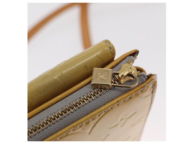 LOUIS VUITTON Bolsa de Accesorios Motto Monogram Vernis Gris M91030 LV Auth bs31986 - vista 9