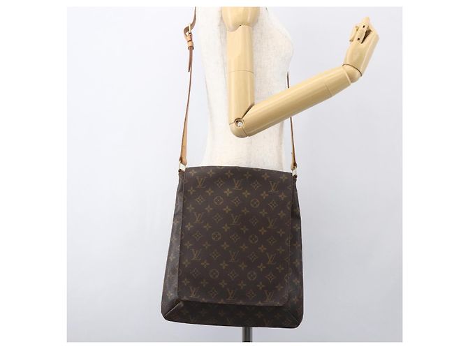 LOUIS VUITTON Borsa a Spalla Lunga Monogram Musette Salsa M51387 LV Auth 158230 Monogramma - vista 20