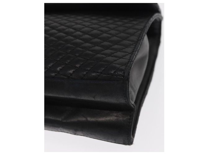 BALLY Borsa a mano in pelle nera e oro Auth ka1020 Nero D'oro - vista 11