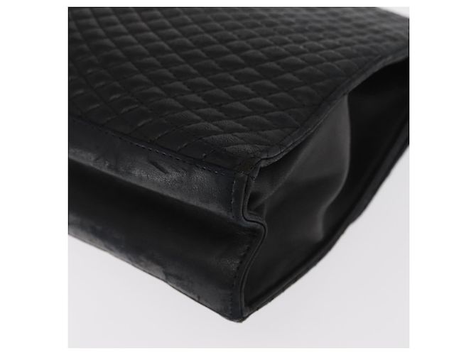 BALLY Borsa a mano in pelle nera e oro Auth ka1020 Nero D'oro - vista 13