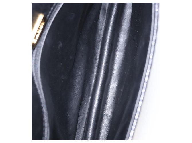 BALLY Borsa a mano in pelle nera e oro Auth ka1020 Nero D'oro - vista 17