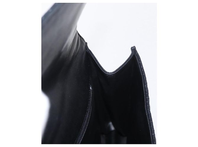 BALLY Borsa a mano in pelle nera e oro Auth ka1020 Nero D'oro - vista 18