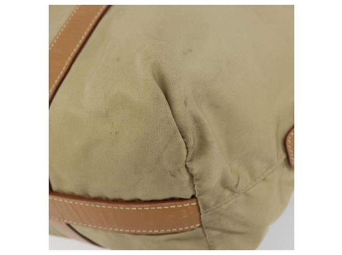 Prada Tote Bag aus Nylon Beige Silber authentisch bs32083 - Ansicht 10