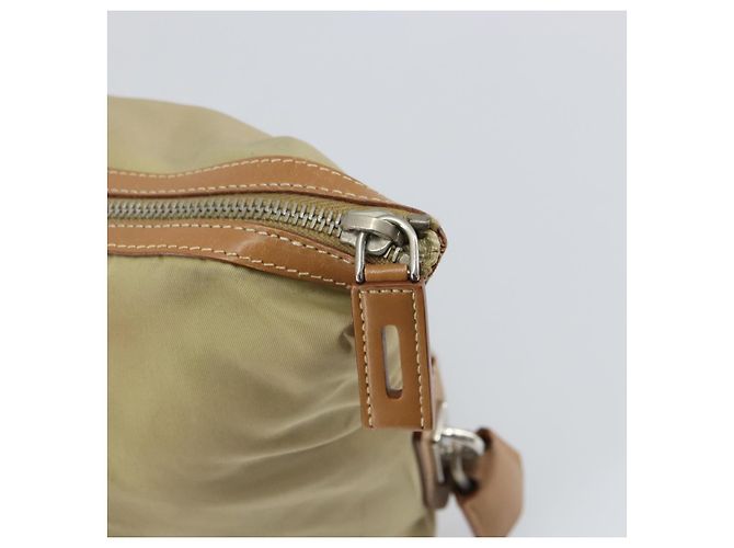 Prada Tote Bag aus Nylon Beige Silber authentisch bs32083 - Ansicht 18