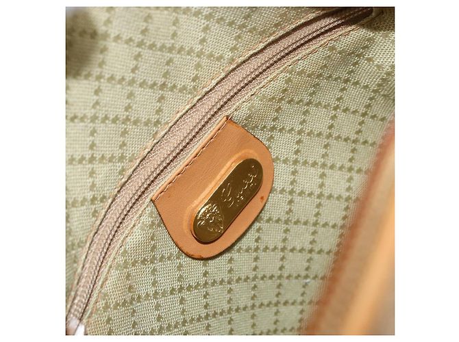 Gucci Borsa a Spalla Micro GG Supreme PVC Beige Oro 07 37 5575 Auth bs32050 D'oro - vista 16