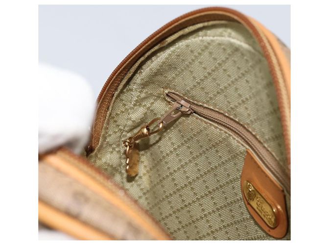 Gucci Borsa a Spalla Micro GG Supreme PVC Beige Oro 07 37 5575 Auth bs32050 D'oro - vista 20