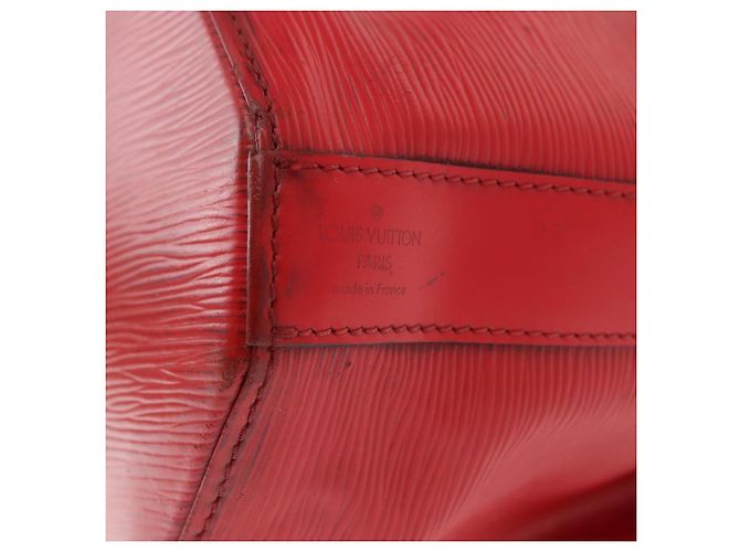 LOUIS VUITTON Epi Sac Depaule GM Borsa a Spalla Rossa M80197 LV Auth bs31790 Rosso - vista 10