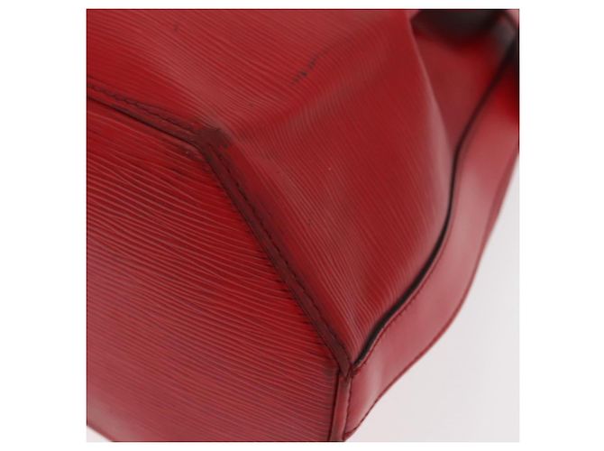 LOUIS VUITTON Epi Sac Depaule GM Borsa a Spalla Rossa M80197 LV Auth bs31790 Rosso - vista 14