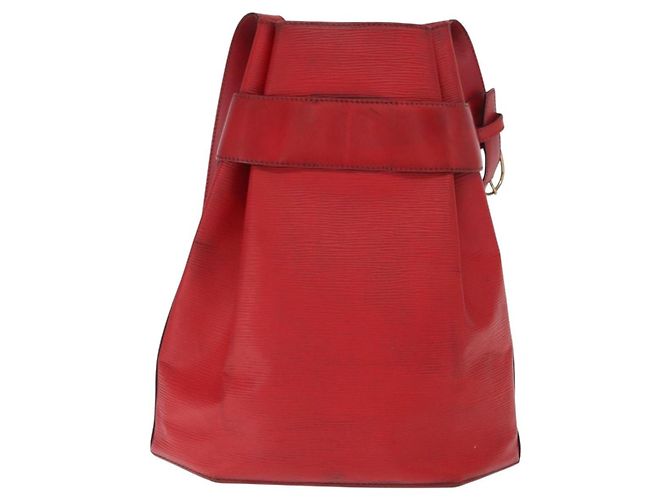 LOUIS VUITTON Epi Sac Depaule GM Borsa a Spalla Rossa M80197 LV Auth bs31790 Rosso - vista 2