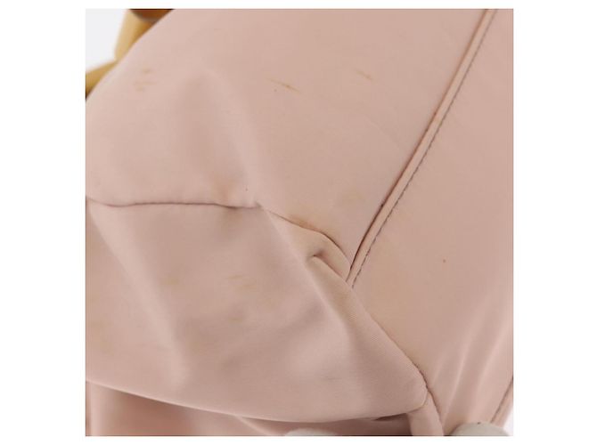 Borsa a mano Vala in nylon 2 in 1 Salvatore Ferragamo rosa oro Auth bs32036 D'oro - vista 12
